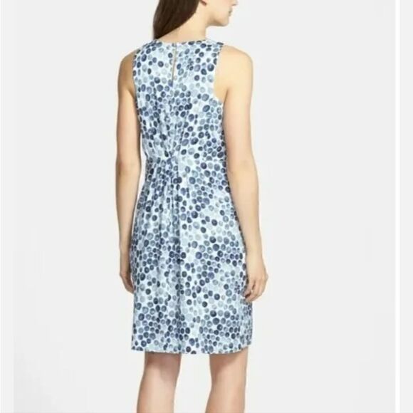 Nordstrom Collection Circle Print Silk Dress 4 - Picture 4 of 11